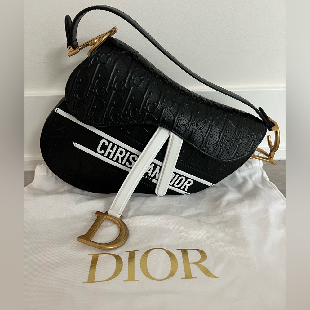 Dior limited edition medium saddle